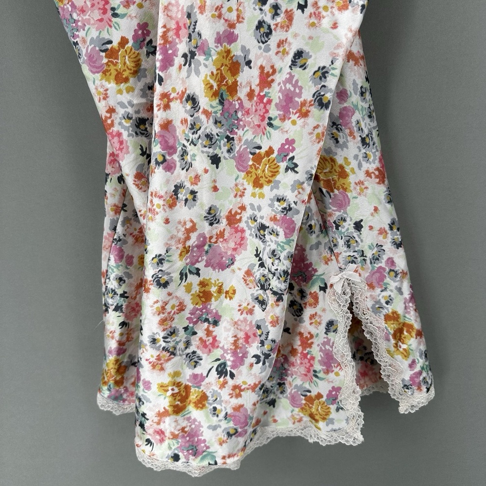 Victorias Secret Floral Cami Mini Slip Dress Lace‎ Womens S Chemise Y2K Babydoll - Picture 3 of 10